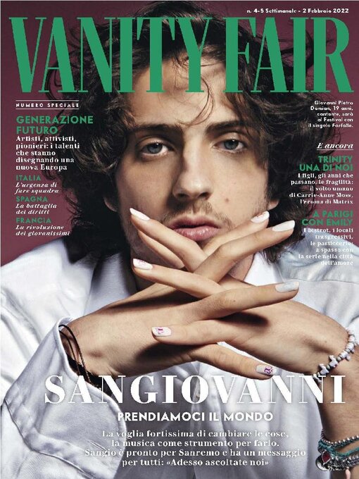 Cover image for Vanity Fair Italia: 4/5 - FEBBRAIO 2022